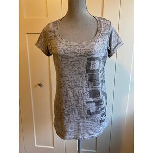 DKNY T Shirt Thin Lightweight Large Burnout Design sku44